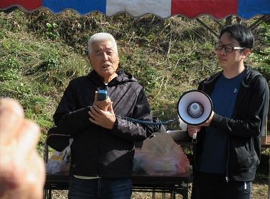 肥後産業肥後会長のあいさつ