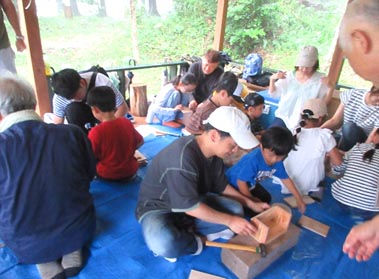 木工教室の様子