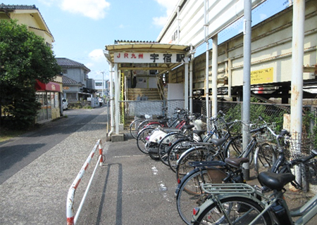 最寄りのJR宇宿駅