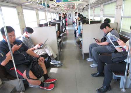 意外に多い乗客